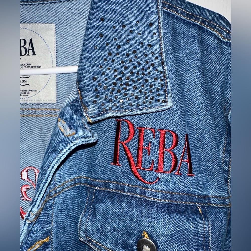 Reba Embellished Denim Jacket